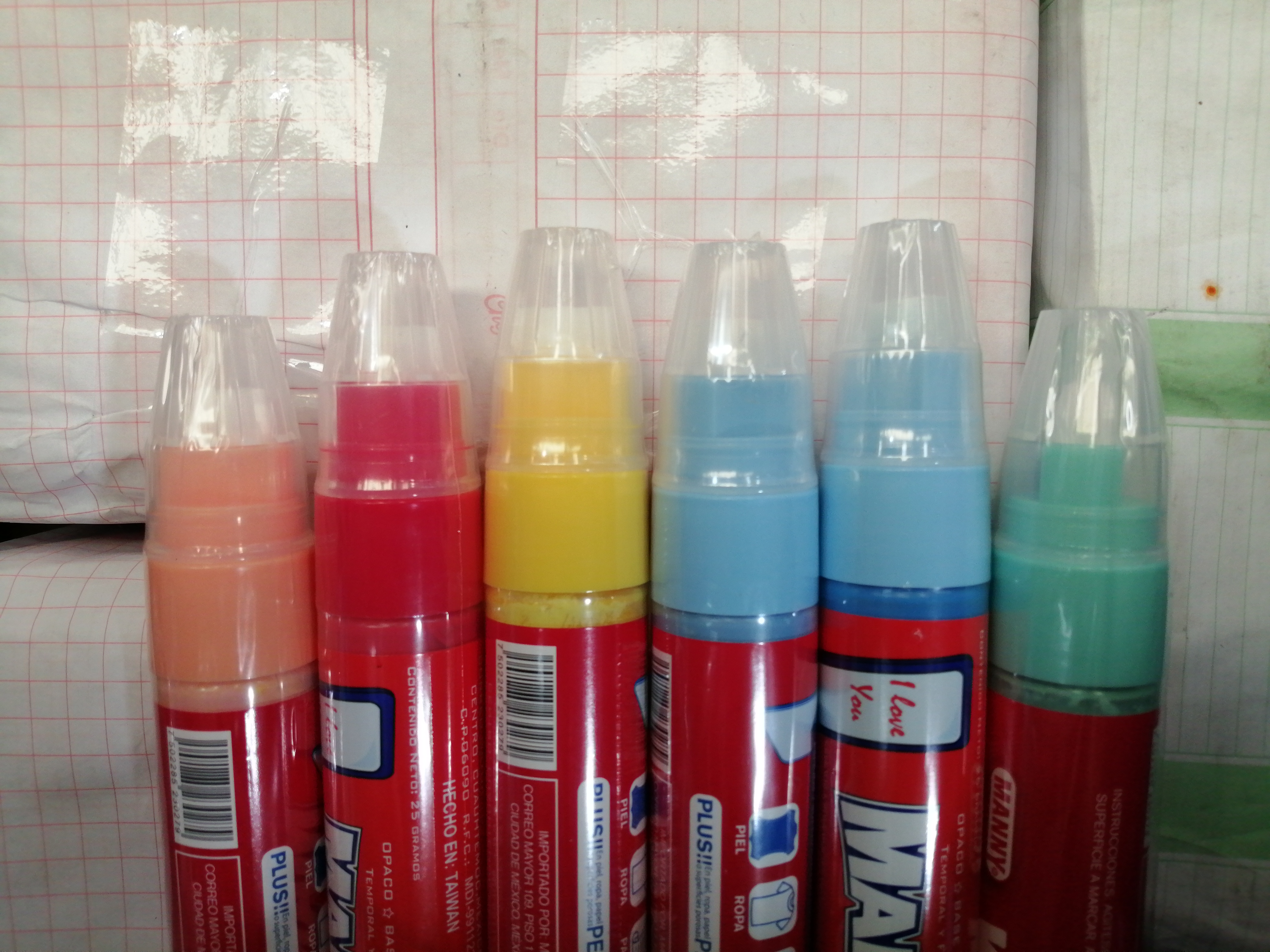 MARCADOR DE VIDRIO MANNY