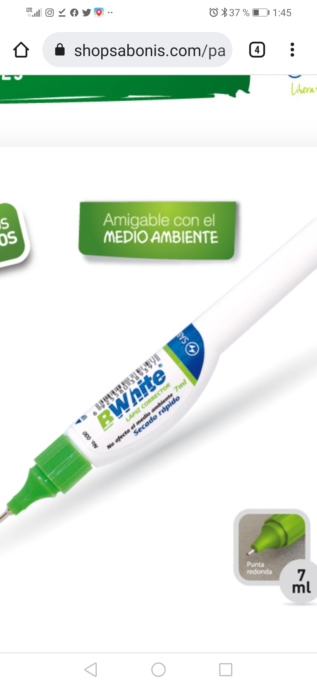  CORRECTOR 030 PLUMA  0.7 MM CAJA 12 PIEZAS 