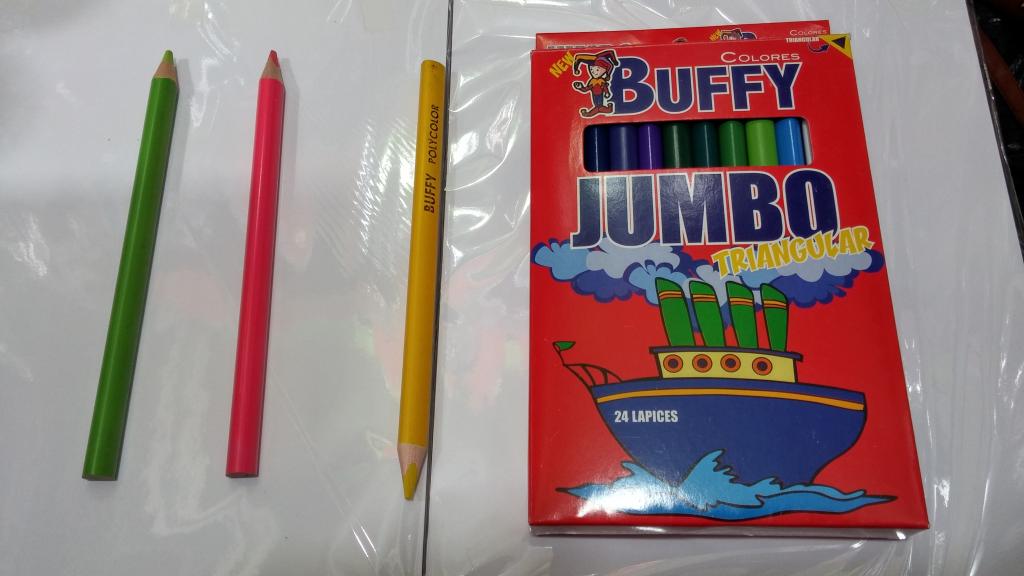 CAJA CON 24 COLORES YUMBO BUFY MANY.