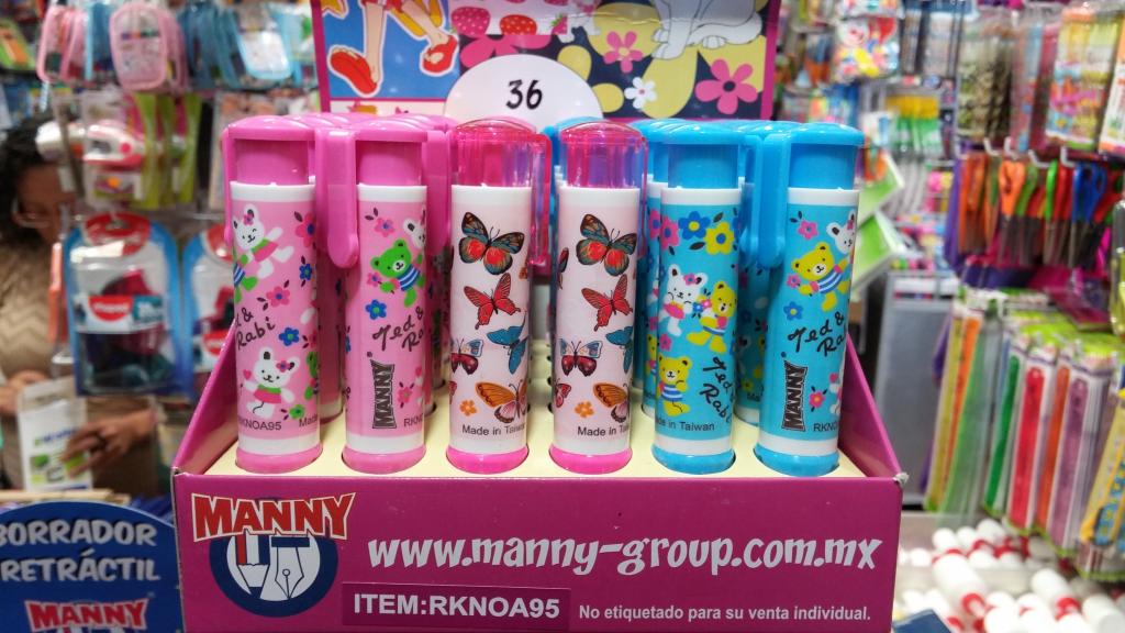 36 GOMA BENSIA RETRACTIL MANY