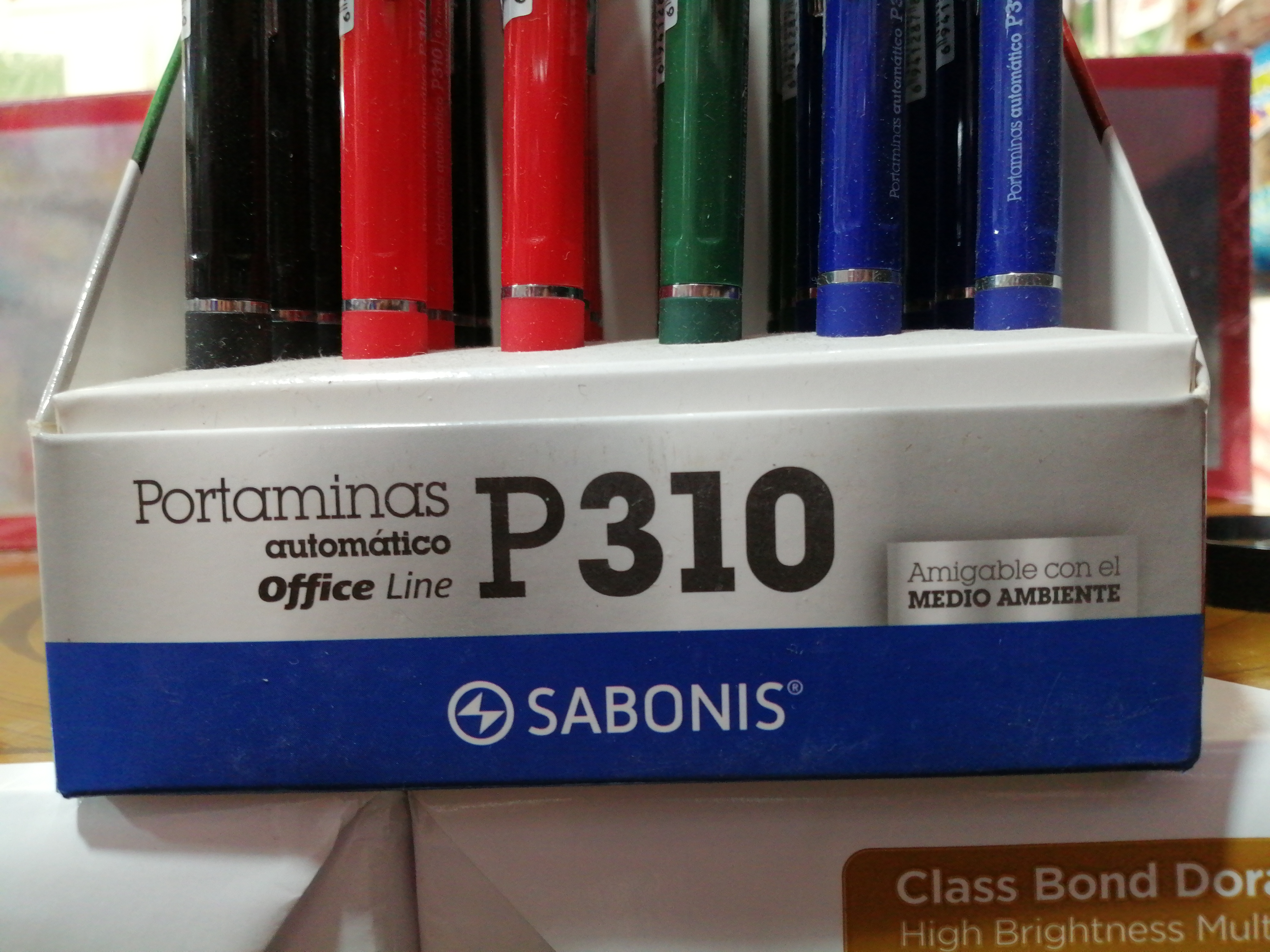 P310 CAJA 24 PORTAMINA LAPICERO EN 0.5 Y EN 0.7 MM