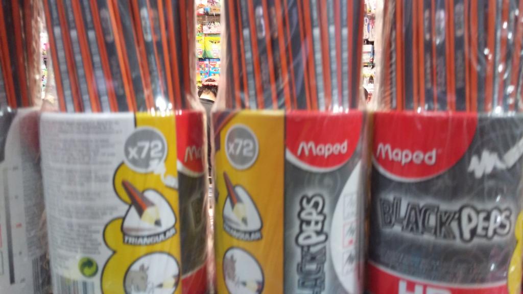 BOTE CON 72 LAPIZ HB MAPED.