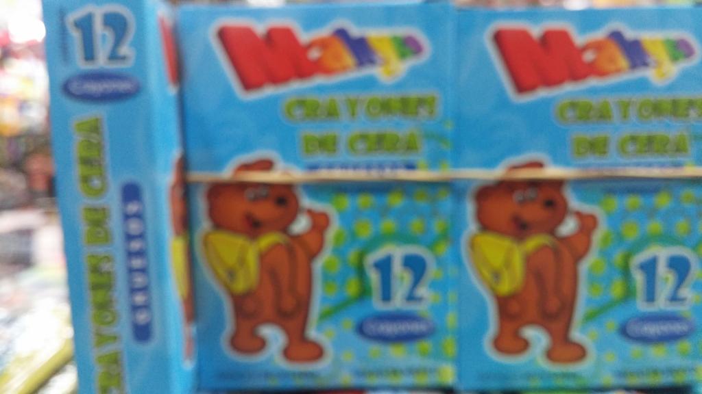 CAJA CON 12 CRAYON GRUESO MAKYCO