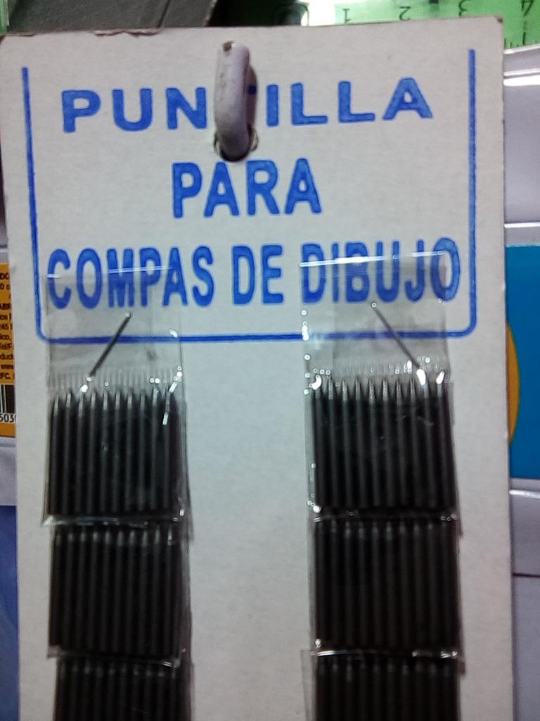 100 PUNTAS DE CARBÓN PARA DIBUJO PARA COMPAS