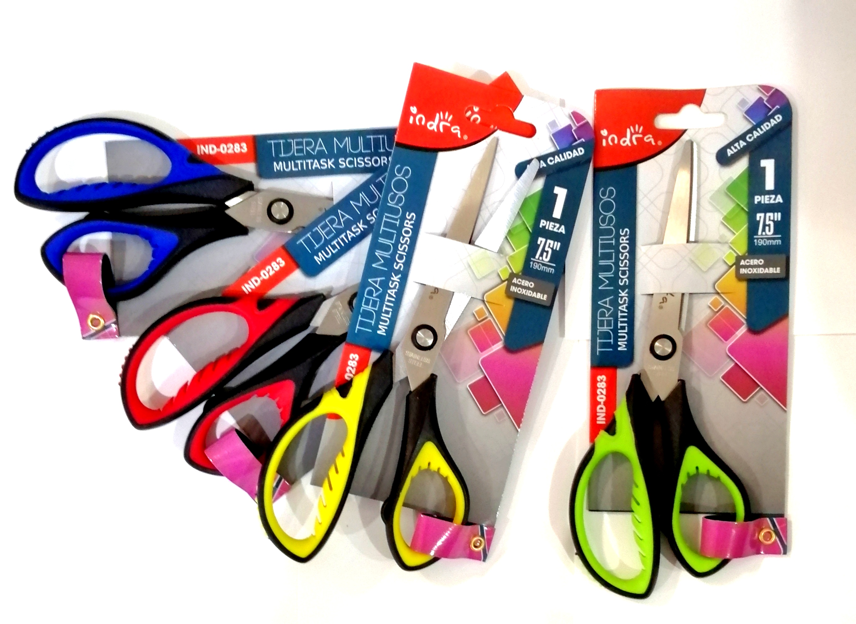 IND-0283TIJERAMULTIUSOS 19 CMS EN CARTÓN $27.00 MÍNIMO 12 PIEZAS 30039