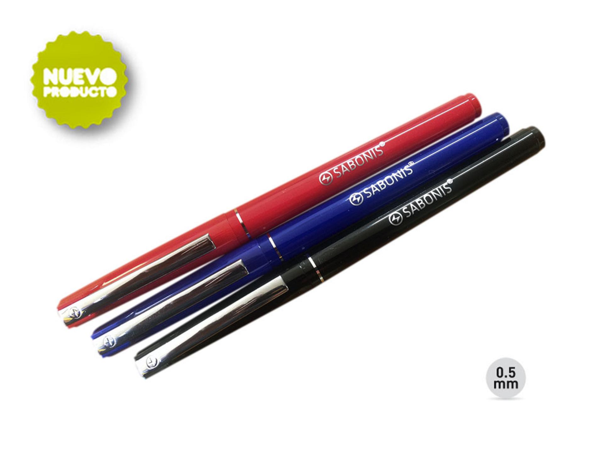 FR520 CAJA 12 PLUMA ROLER TINTA CHINA 0.5 MM EN N. A. R.