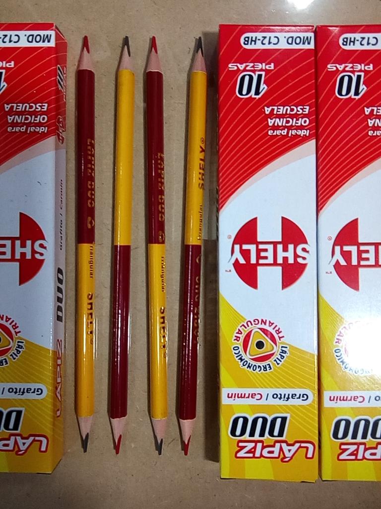 LAPIZ DUO CAJA 10+2 SHELY