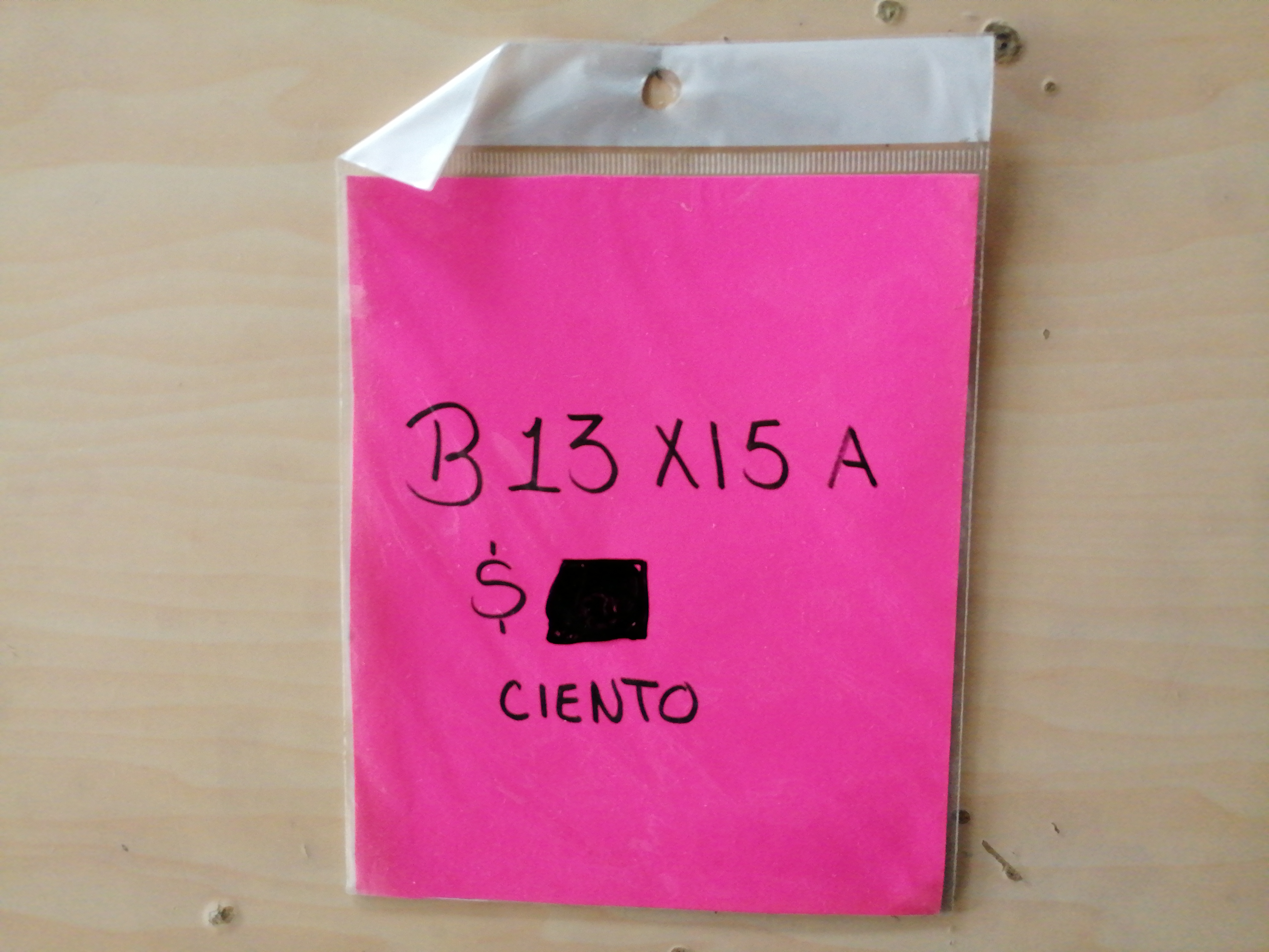 13X15CIENBOLSA DE CELOFAN 13X15 27024