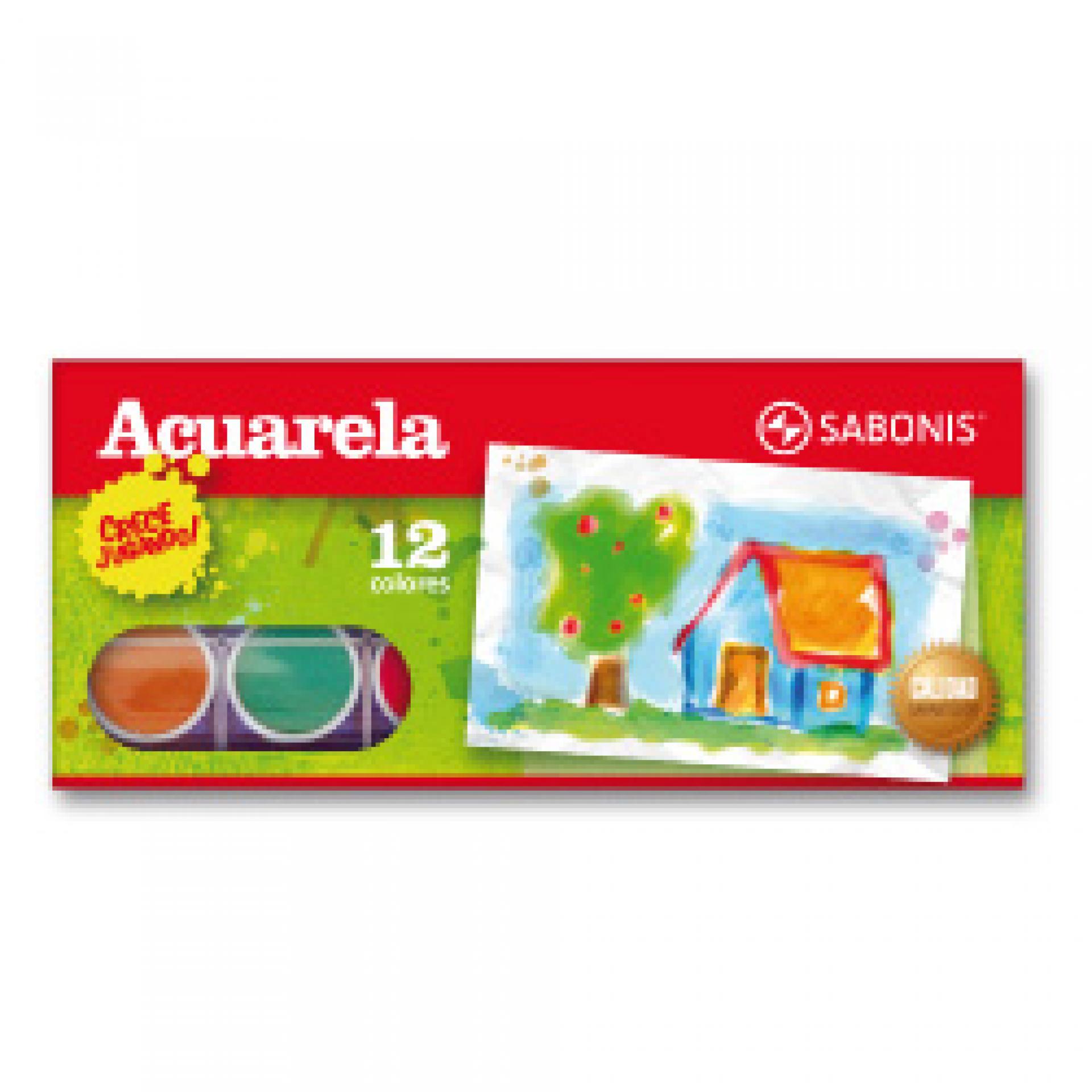 AC012 ACUARELA 12 COLORES
