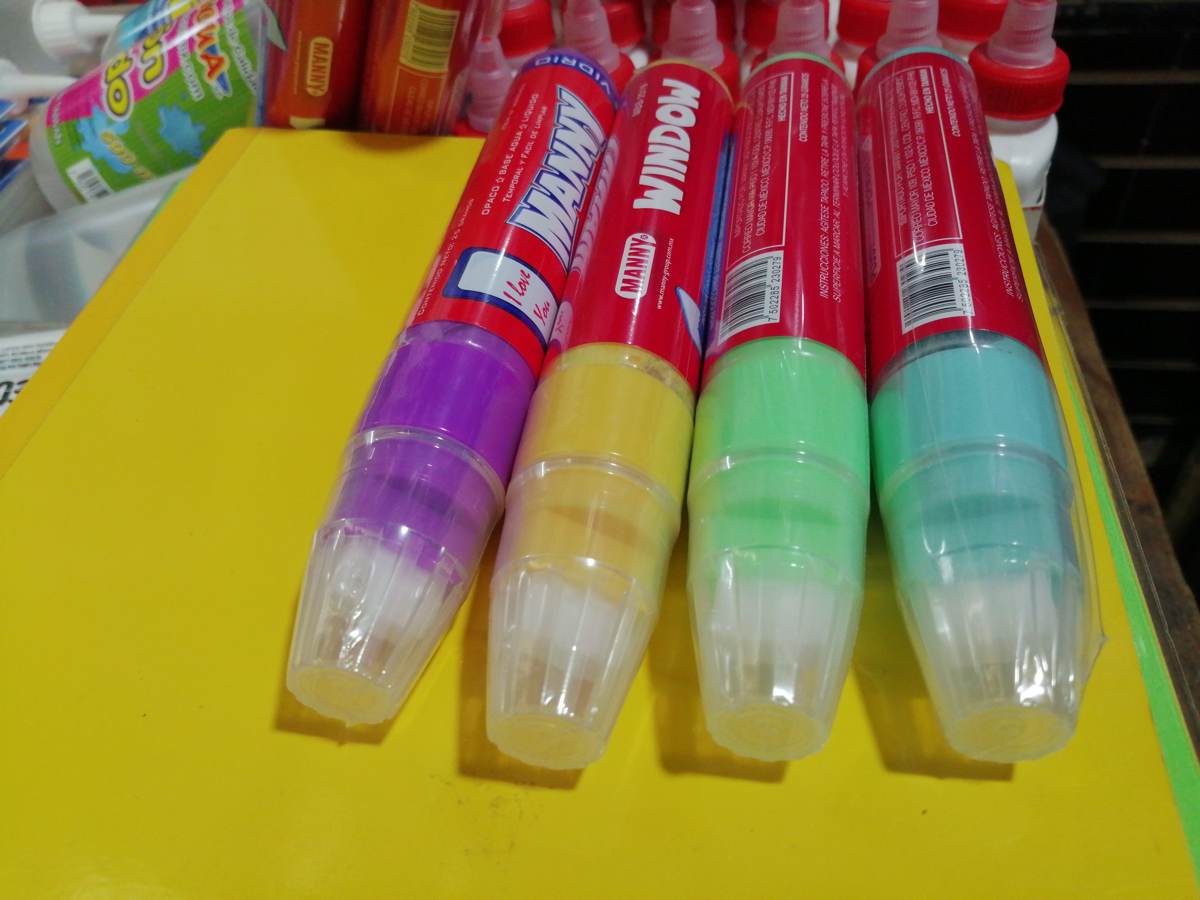 MARCADOR DE VIDRIO MANNY