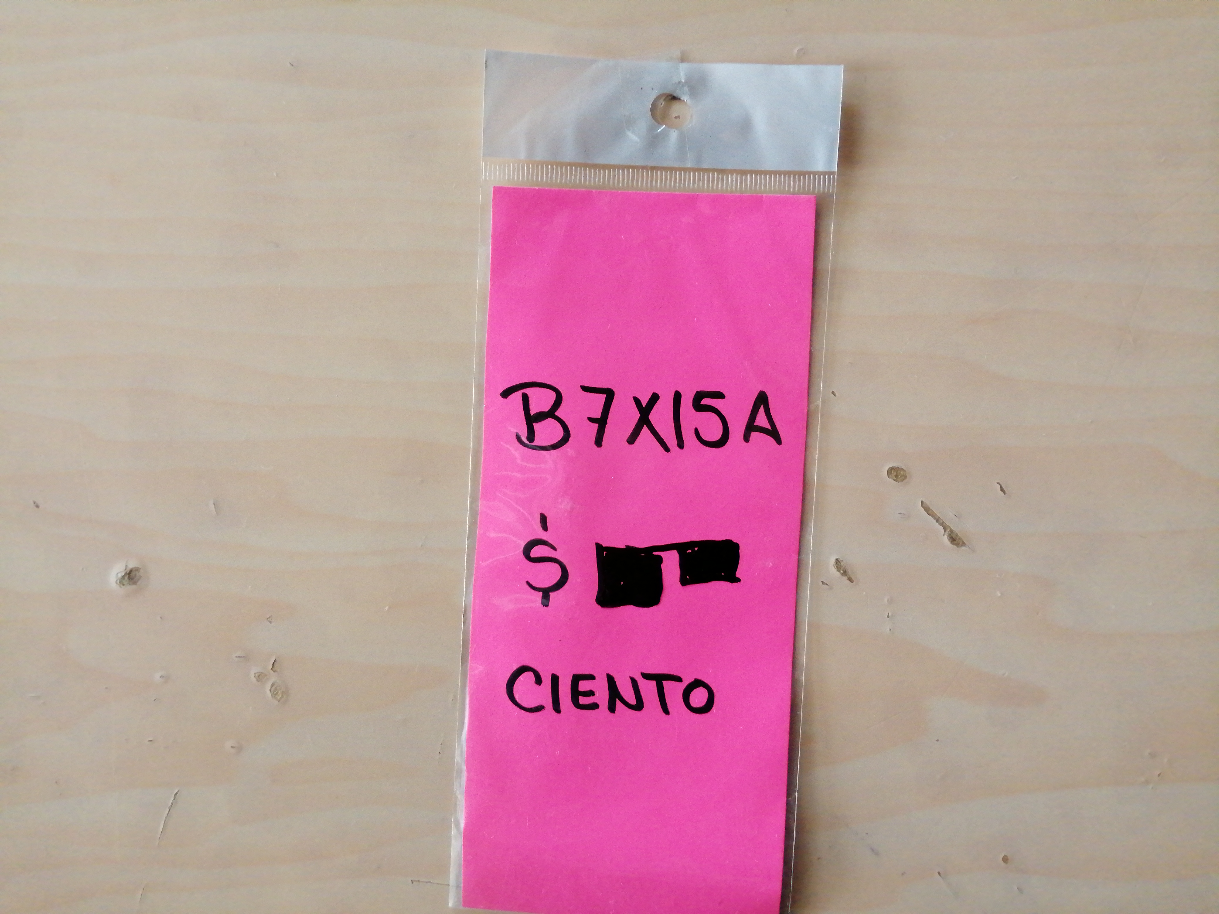 7X15CIENBOLSA DE CELOFAN 7X15 27018