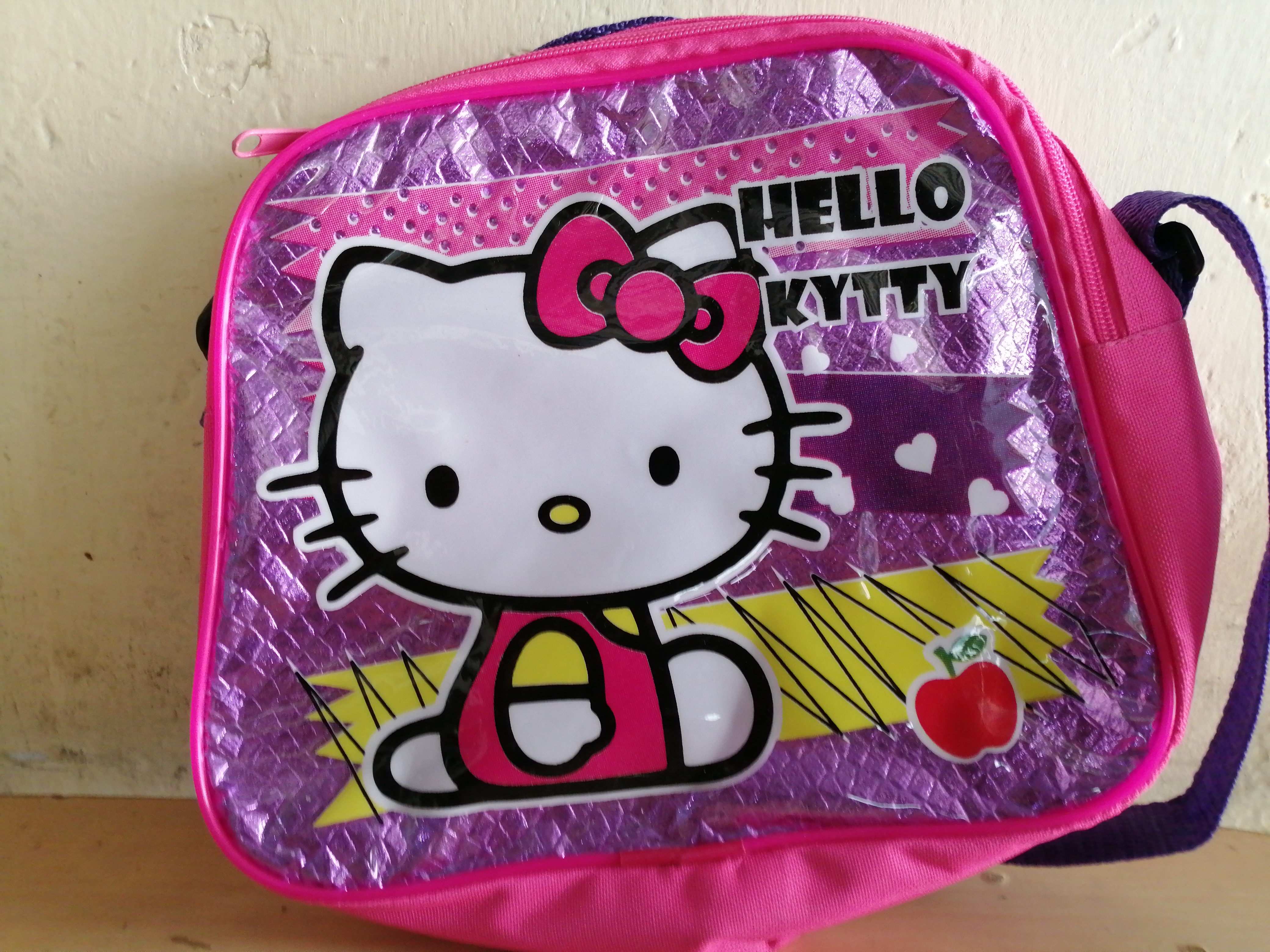 LONCHERA CON CIERRE HAY EN POLIESTER Y HAY EN TRANSPARENTE.