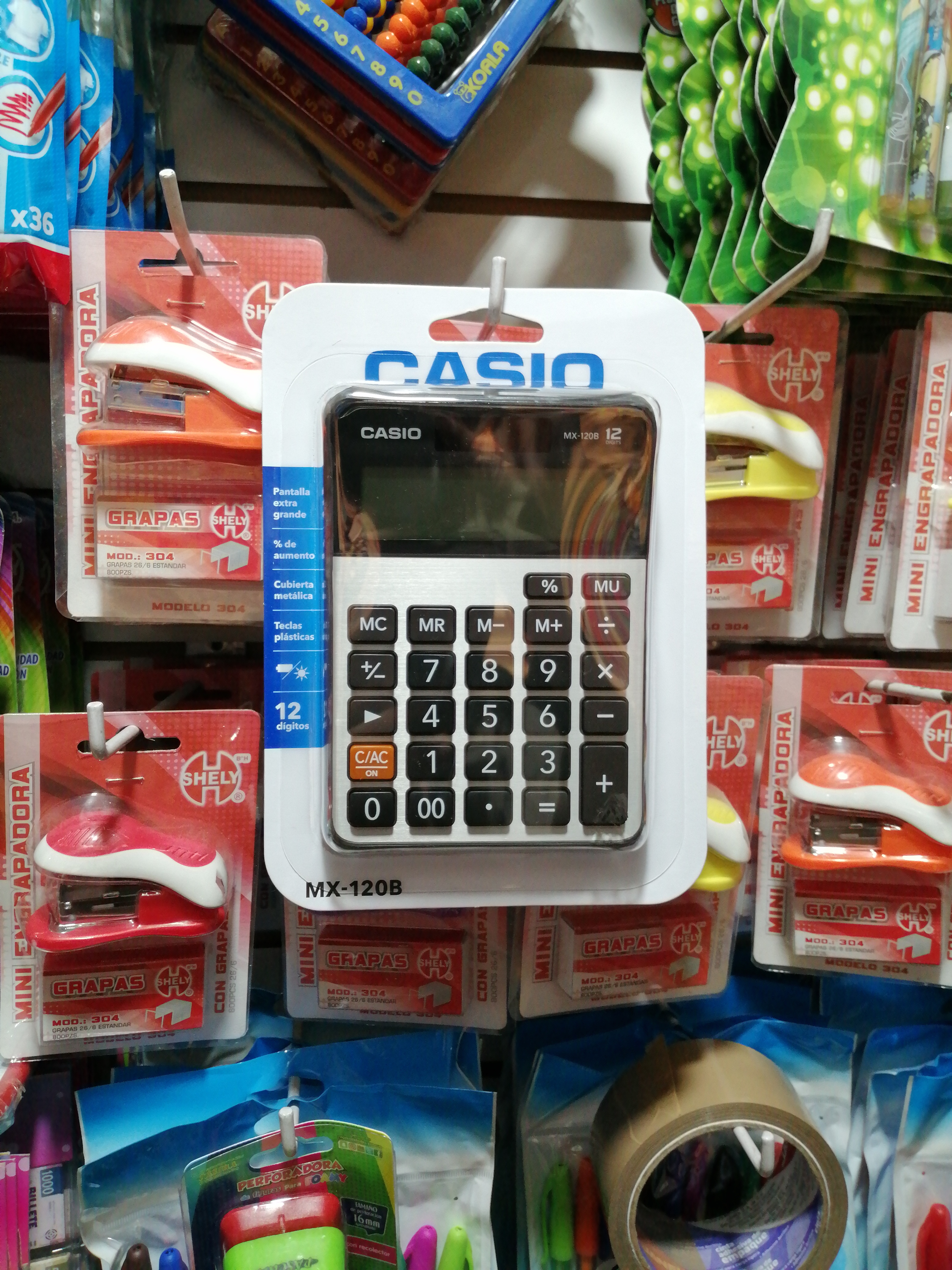 CASIO MX120b CALCULADORA USO RUDO 26071 $150