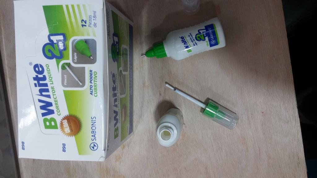 CAJA 12 CORRECTOR 898 2EN1 CORRECTOR PLUMA Y BROCHA