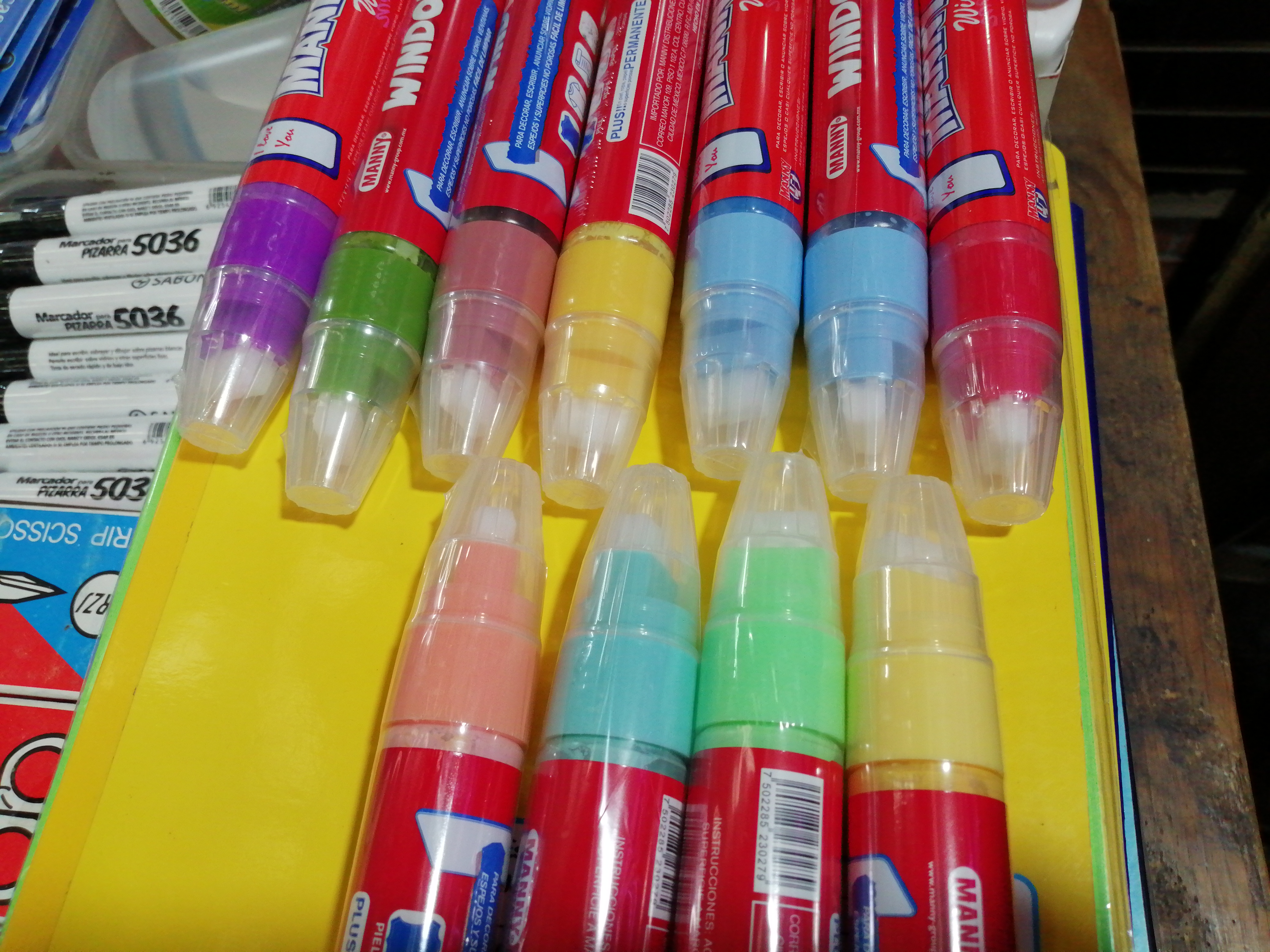 MARCADOR DE VIDRIO MANNY