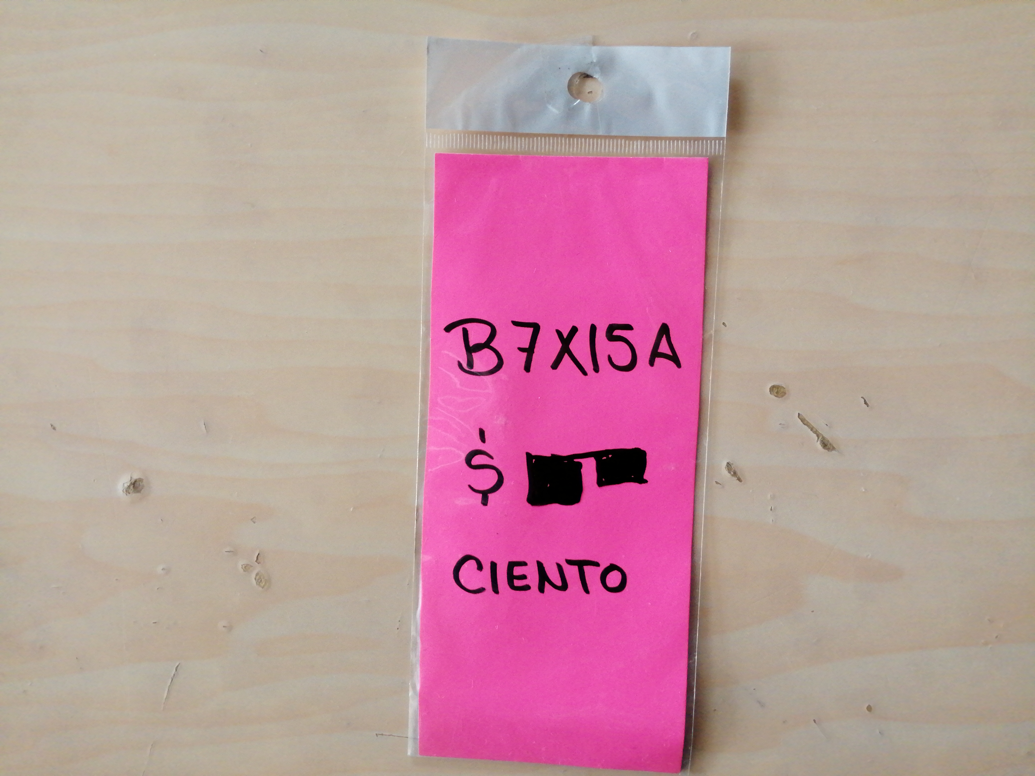 7X15CIENBOLSA DE CELOFAN 7X15 27018