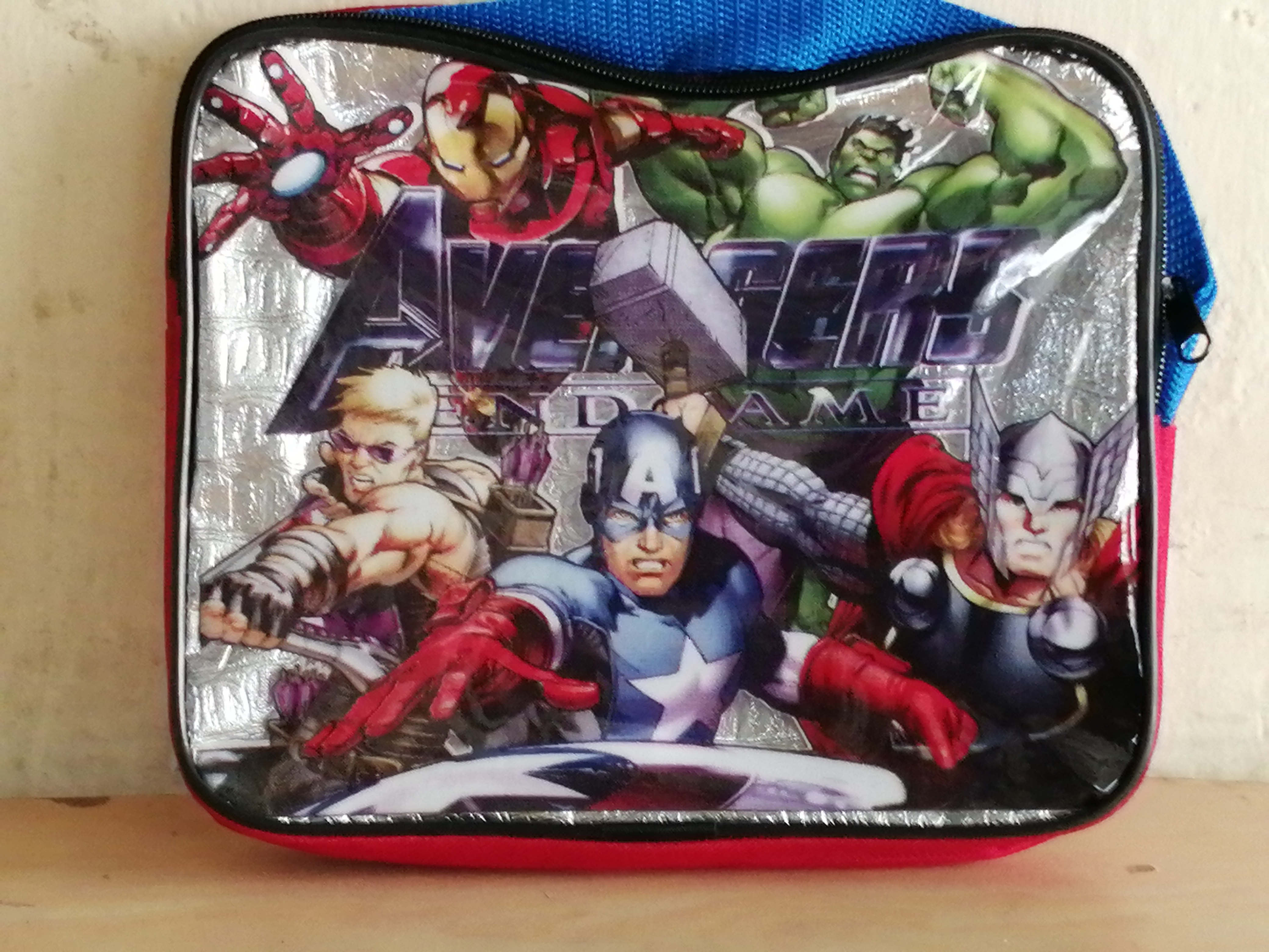 LONCHERA CON CIERRE HAY EN POLIESTER Y HAY EN TRANSPARENTE.