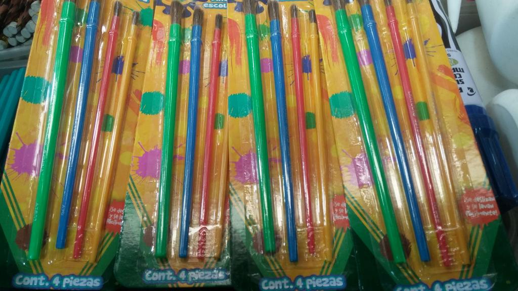 4 PINCEL BARRILITO 35004 $33.00