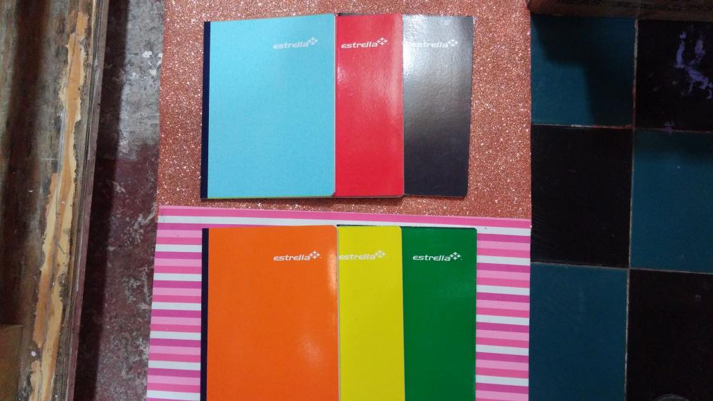 CAJA 40 CUADERNO PROFESIONAL COSIDO 100 HOJAS PASTA SEMI DURA MARCA ESTRELLA.