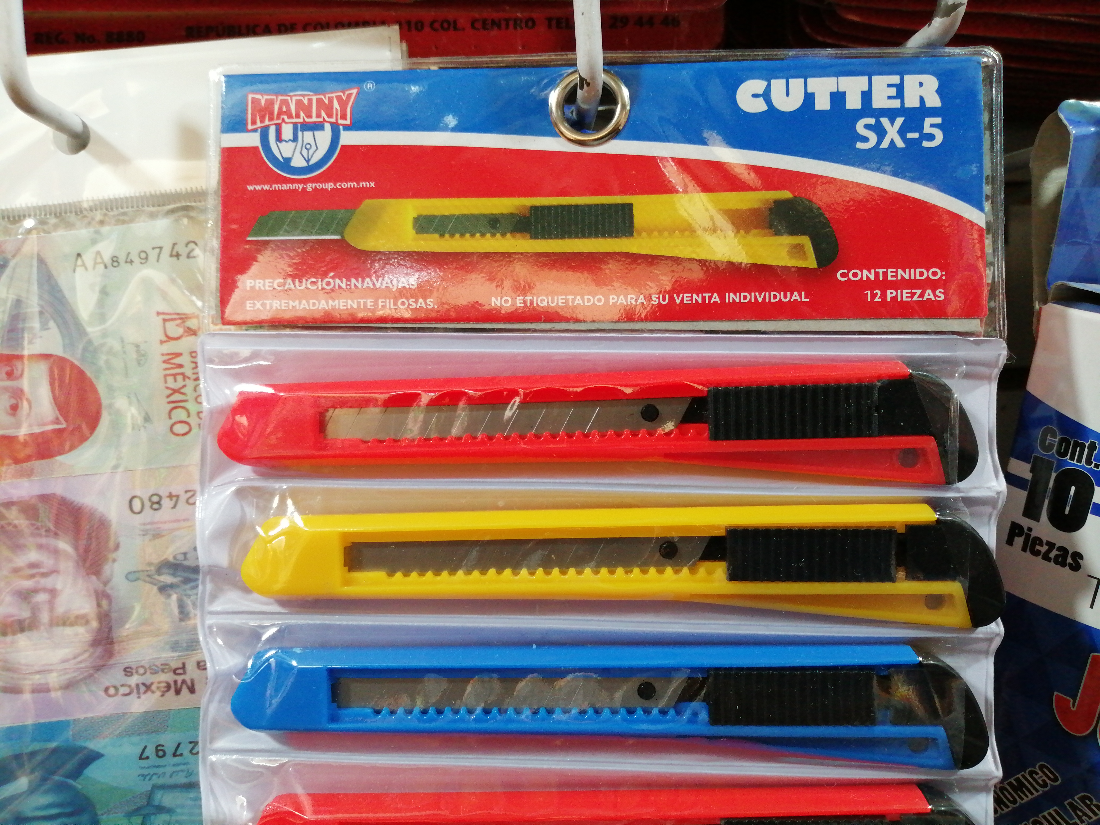 SX5 TIRA 12 CUTER CHICO AUTOMÁTICO MANY.