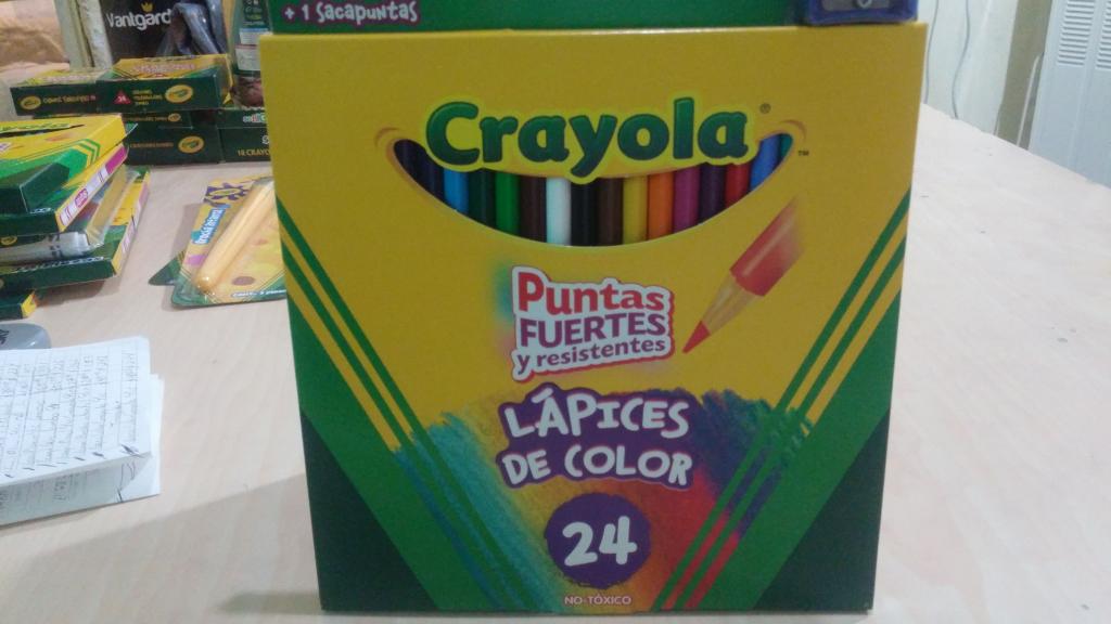 COLOR DE MADERA CRAYOLA 24 COLORES 35015