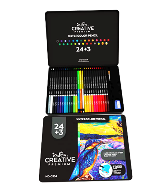 IND0354M 24+3WATERCOLOR CREATIVE $300.00