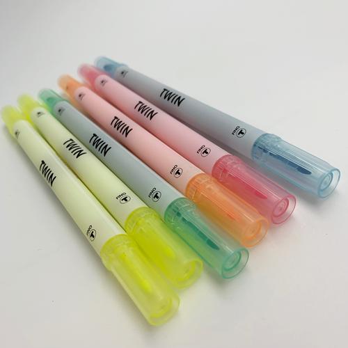 MARCATEXTO MANY DOBLE PUNTA UNA DE CINCEL Y OTRA FINO 26089 