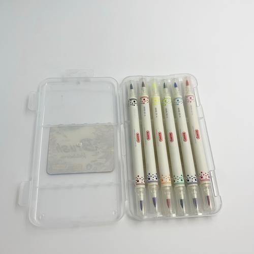 ROTULADOR BRUSH DOBLE PUNTA 12 COLORES 26081 $56.