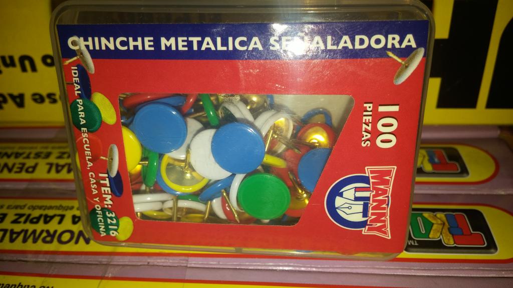 CAJITA 100 CHINCHES METAL MANY